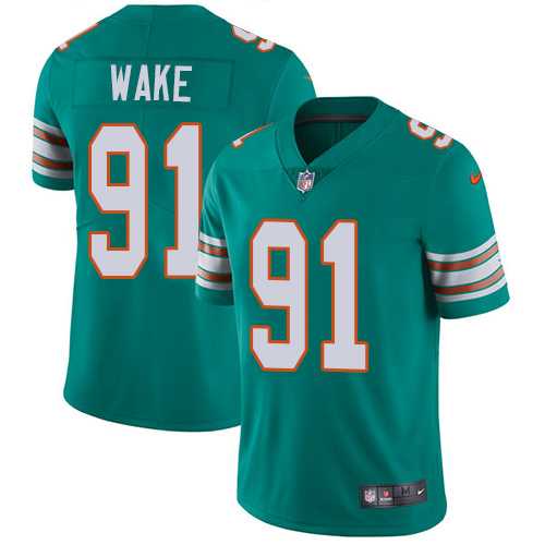 Nike Miami Dolphins #91 Cameron Wake Aqua Green Alternate NFL Vapor Untouchable Limited Jersey,We sell and wholesale Nike Miami Dolphins #91 Cameron Wake Aqua Green Alternate NFL Vapor Untouchable Limited Jersey on line form chian!